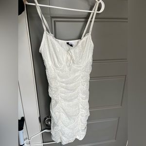 White mini dress bodycon
